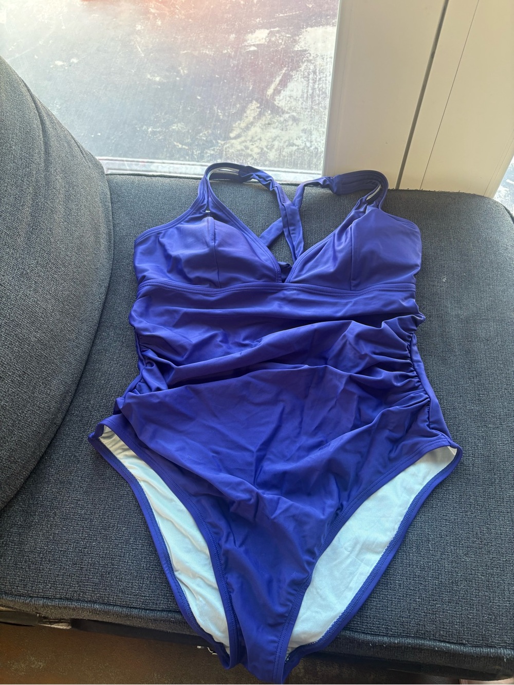 Cupshe Royal Blue One-Piece Swimsuit